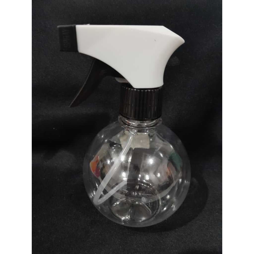 Borrifador Frasco Pet Bola Cristal 300ml - Pulverizado  ja  com válvula
