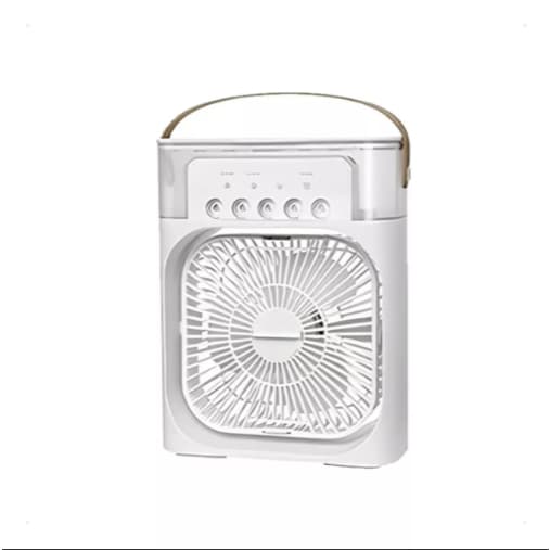 Ventilador Portátil Recarregável USB Silencioso 3 Velocidades Mini Ventilador Mesa Alça Transporte Compacto,Climatizador