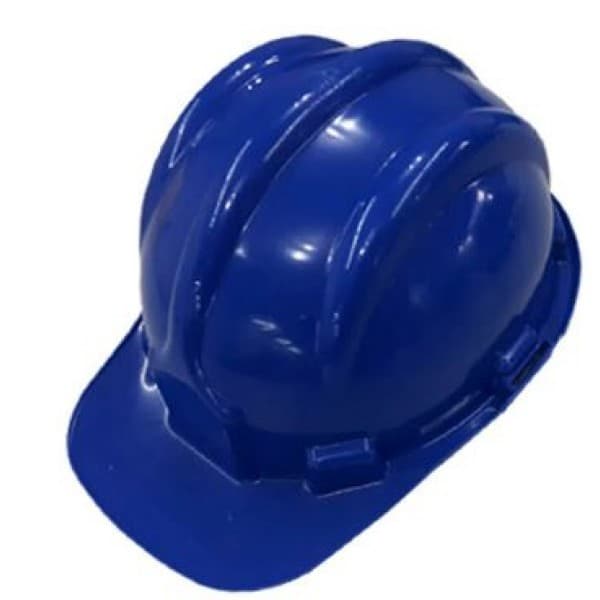 Capacete De Segurança Sem Carneira Obra Construção Civil Cor Azul
