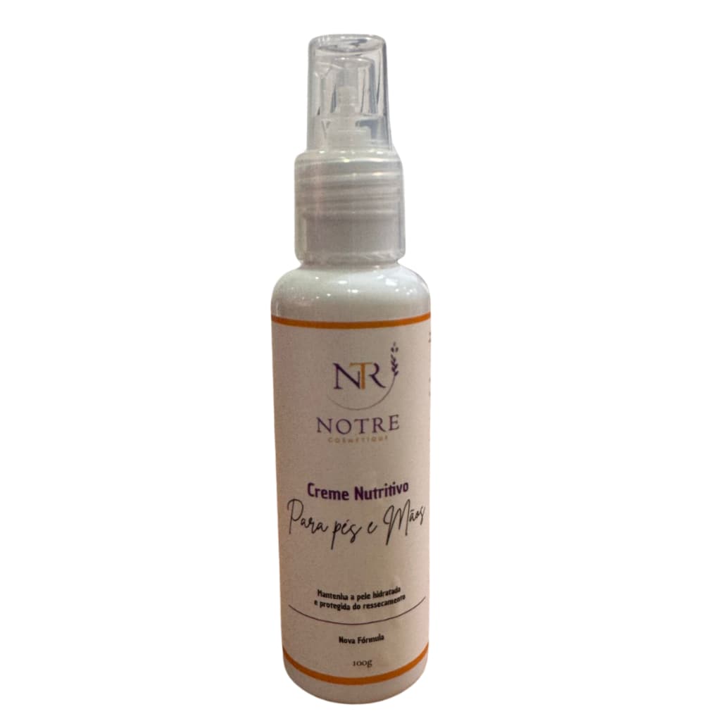 Creme Ultra Hidratante para Pés Mãos Notre Cosmetique 100gr calosidade Rachaduras ressecamento Rejuvenescedor Hidratação