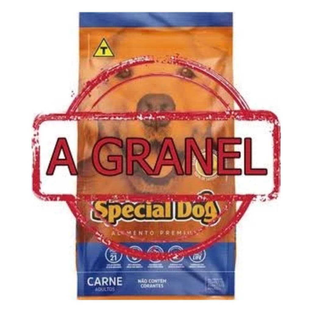 Ração Special Dog Premium Sabor Carne Para Cães Adultos- Granel 1kg ração de cachorro