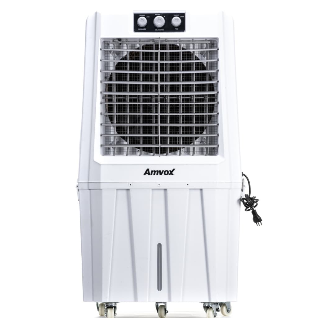 Climatizador de Ar 3 Velocidades Água e gelo 90 litros Amvox ACL 9022 Branco