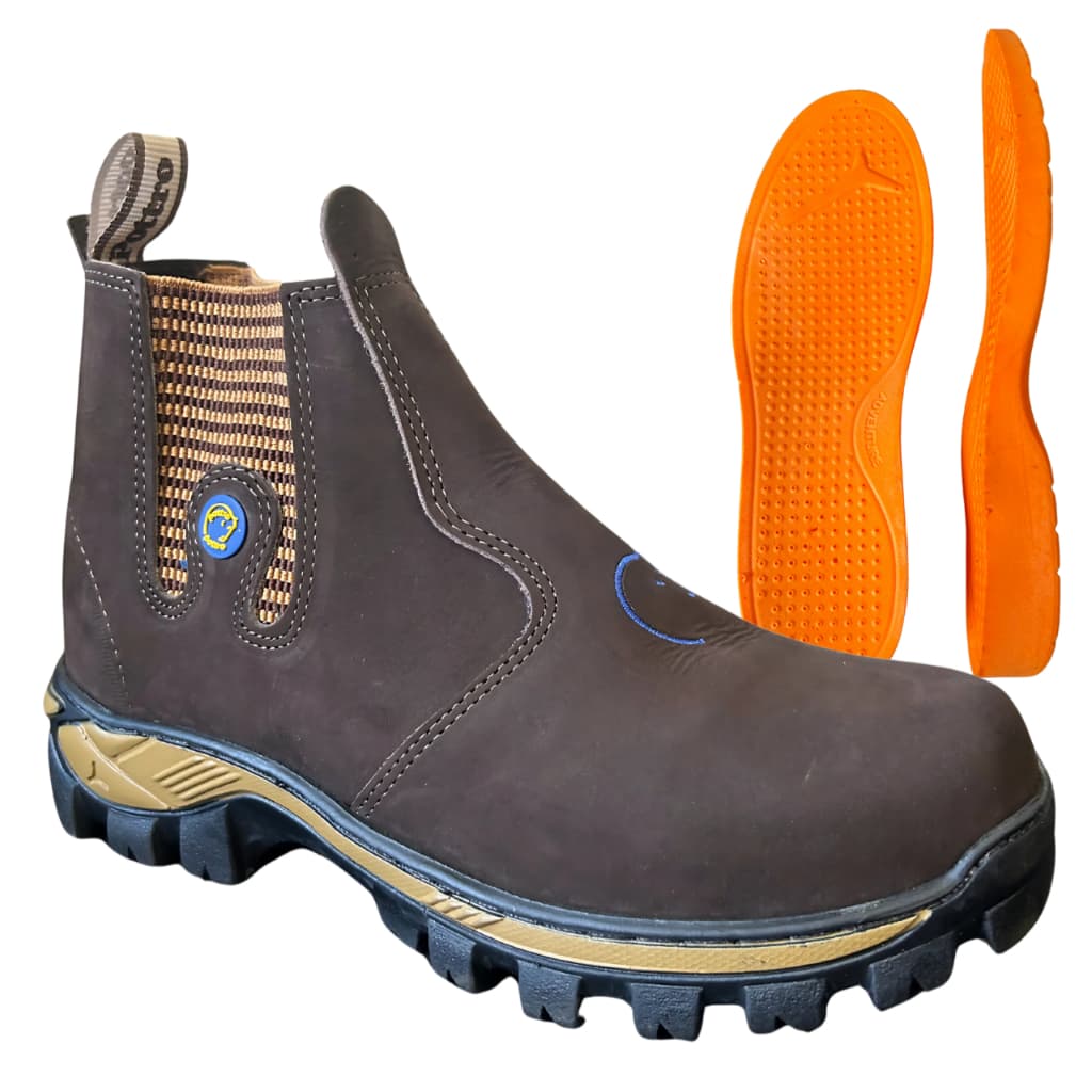 Botina Bota Masculina Couro Para Trabalho Pottro