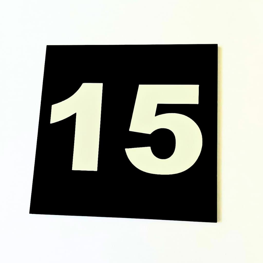 Placa Numeradora De Mesa 1 ao 30 Para Colar Na Mesa
