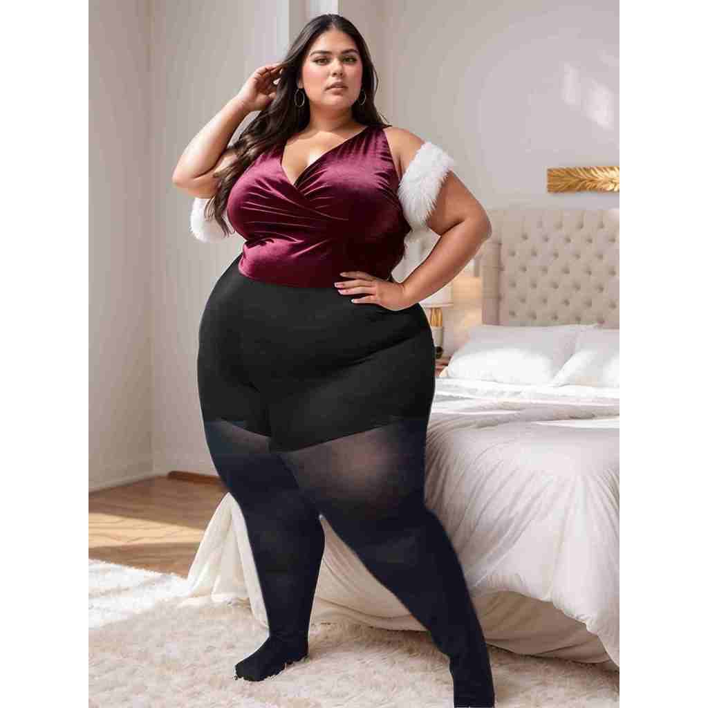 Meia Calça QUE NÃO DESFIA,plus size,toda em poliamida e lycra,lavavel,veste ate250kg do tam 46 ao 68