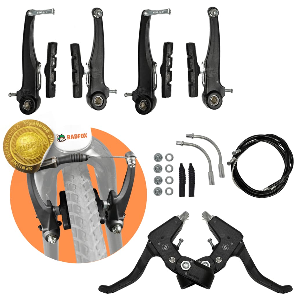 Kit Freio De Bicicleta Completo Para Bicicleta Aro 16/20/24/26 Vbrake Nylon