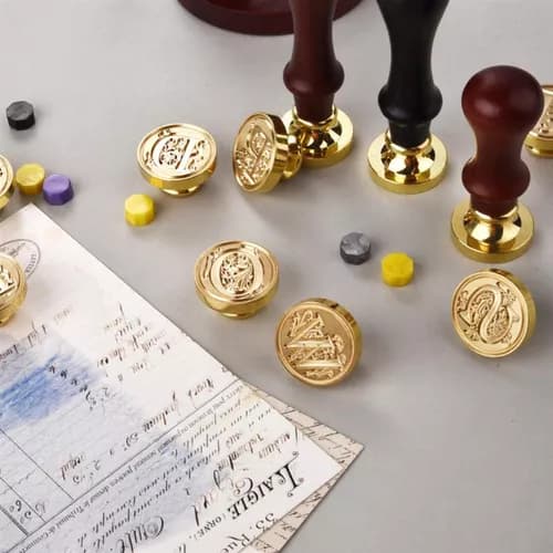 Sinete Letras do Alfabeto Para Lacre de Cera Convites de Aniversários Casamentos Noivados e Cartas