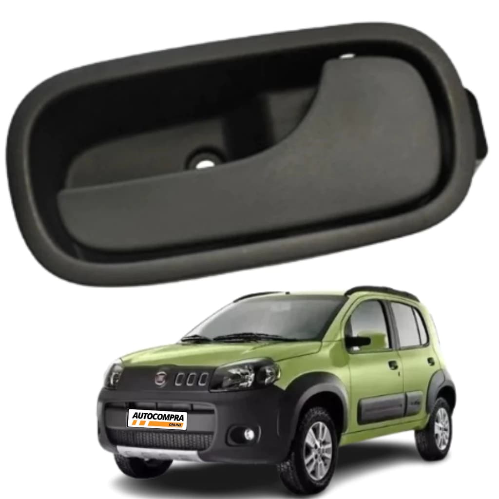 Maçaneta Interna da Porta Dianteira ou Traseira Lado Direito Fiat Uno 2010 a 2014