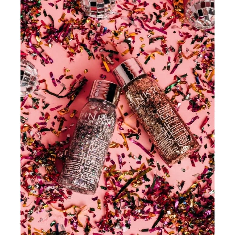 Glitter Flocado em Gel Corporal, Facial e Capilar Pink 21