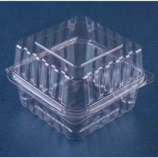 Pote Doce Quadrado 500ml c/Tampa Alta Articulada Cristal F658 Fibraform