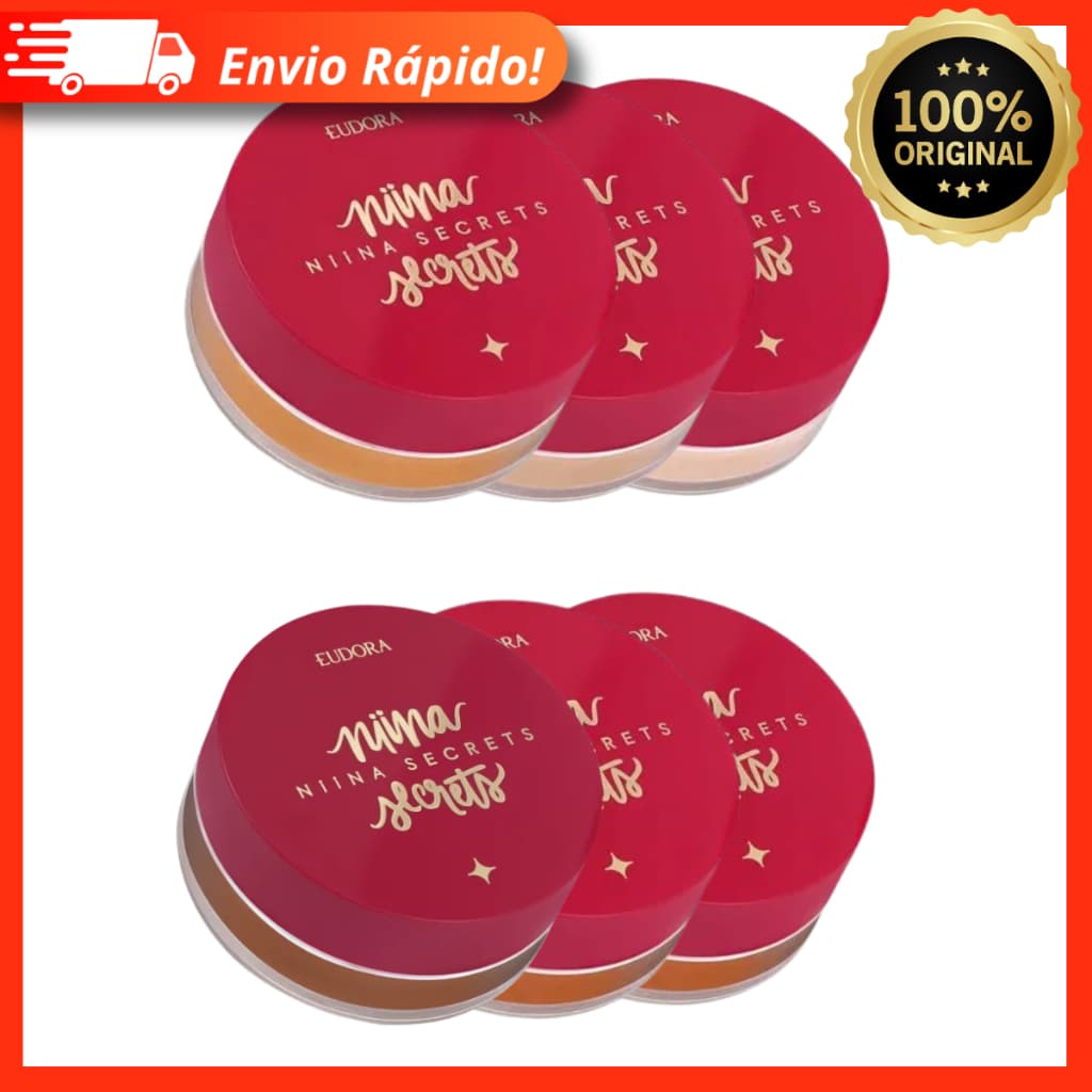 Pó Solto Ultrafino Perfect Match Niina Secrets Eudora 12g - Todas as Cores 100% Original