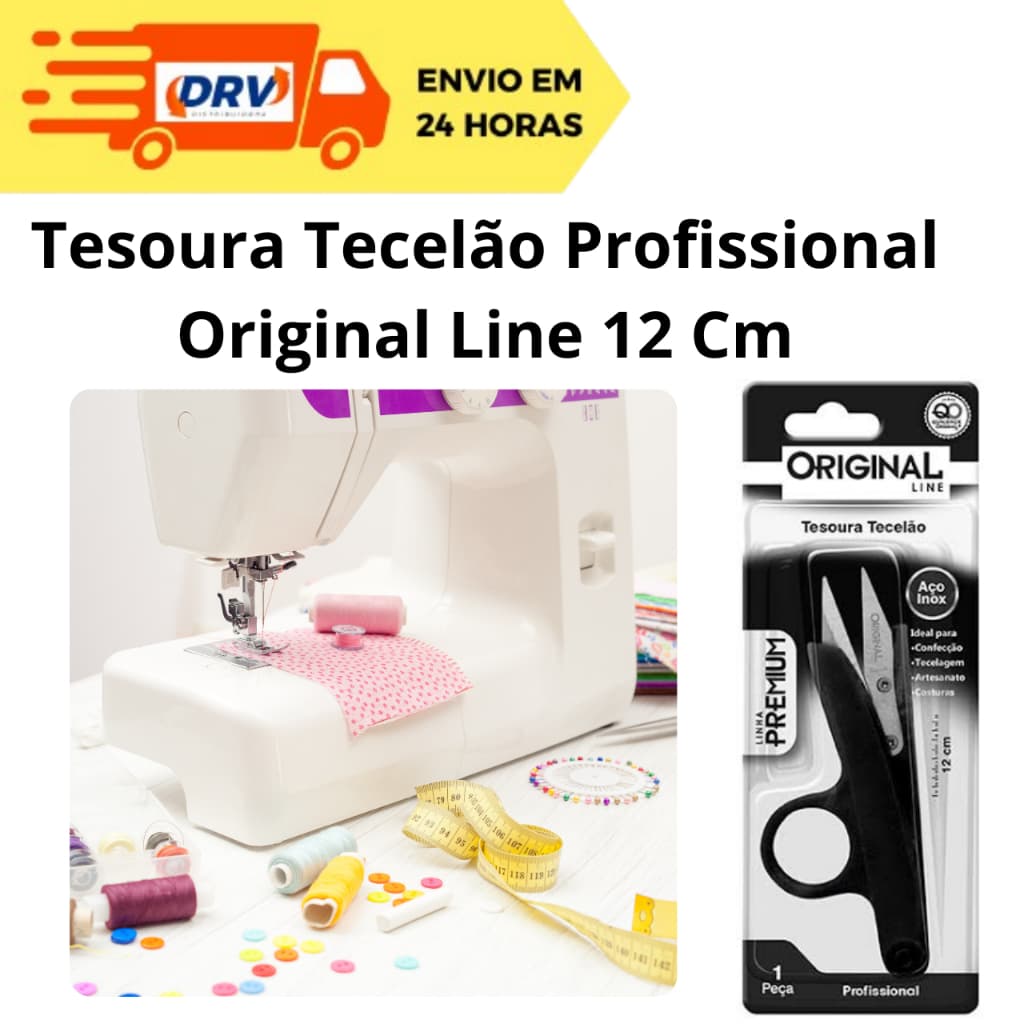 Tesoura Tecelão Original Line Premium - Tesoura Arremate- Tesoura confecção -Tesoura para Artesanato