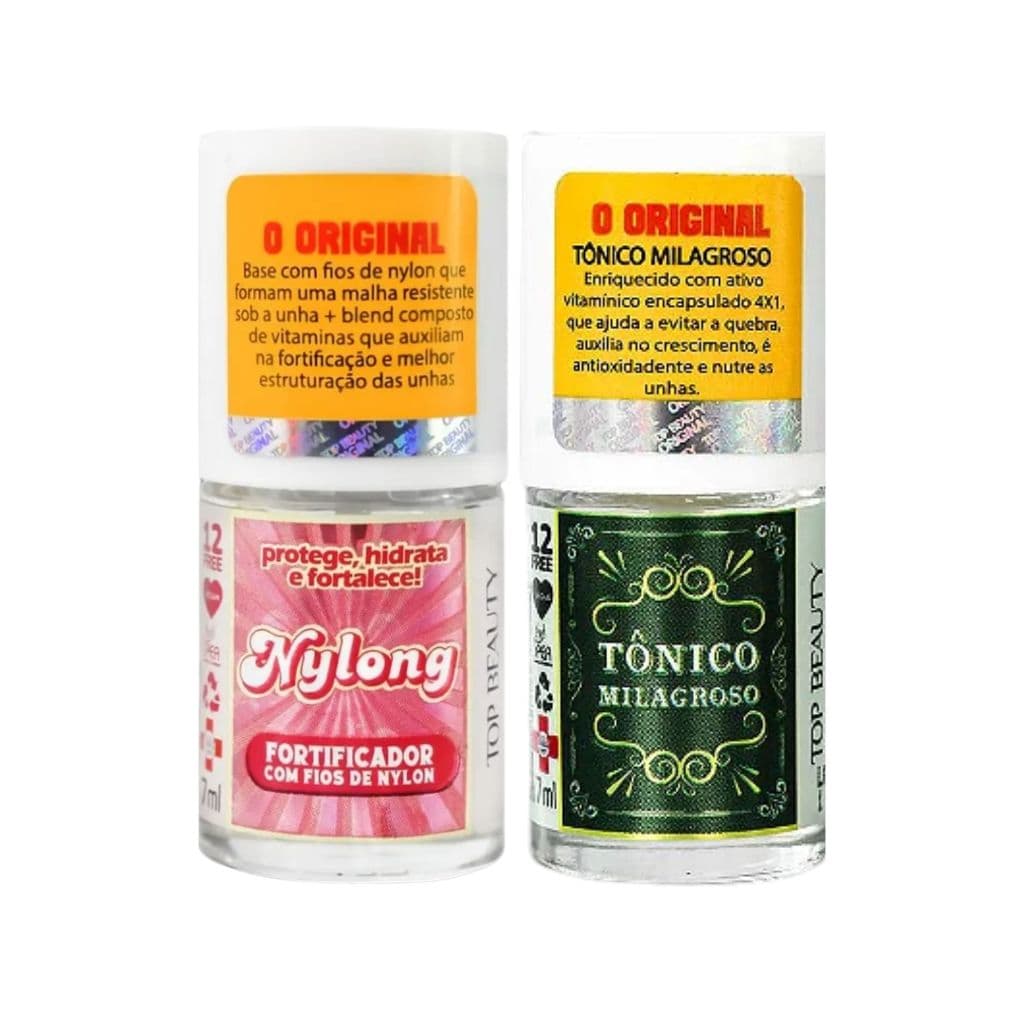 Kit Base Nylong + Base Tônico Milagroso - Top Beauty