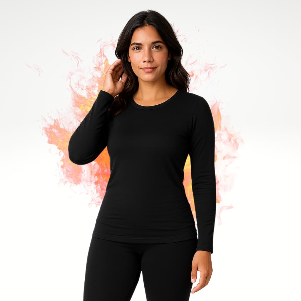 Camisa Térmica Feminina Frio Intenso Flanelada Esquenta
