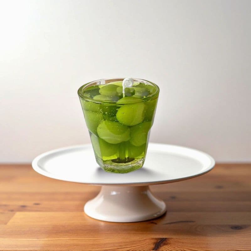 Vela Aromática Drink de Uva 🍇/ Vela bebida/ Uva verde/ uva Roxa/ vela temática/ vela perfumada/ cera gel/ cera vegetal