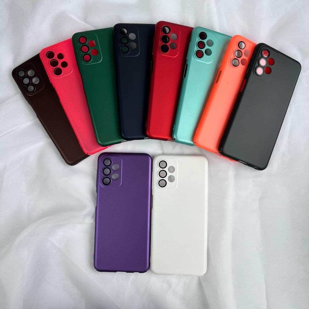 Capa Glass Colorida Para Samsung A13 4G / Proteção na Câmera CF77