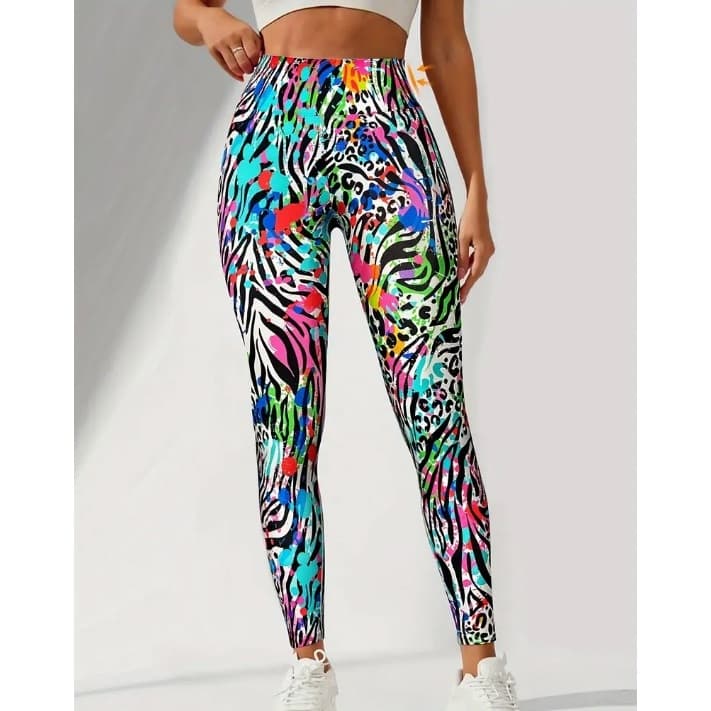 CALÇA LEGGING FEMININA CROSSFIT ESTAMPADA