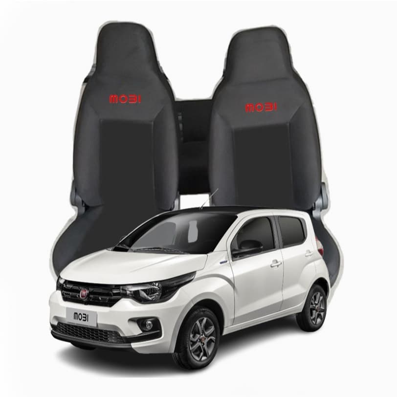Capa banco de carro Tecido Original Grosso Mobi 2015 a 2027 promoção relâmpago  + Brinde