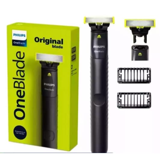 Maquininha Barbeador elétrico Sem fio Philips Oneblade QP1424 Original