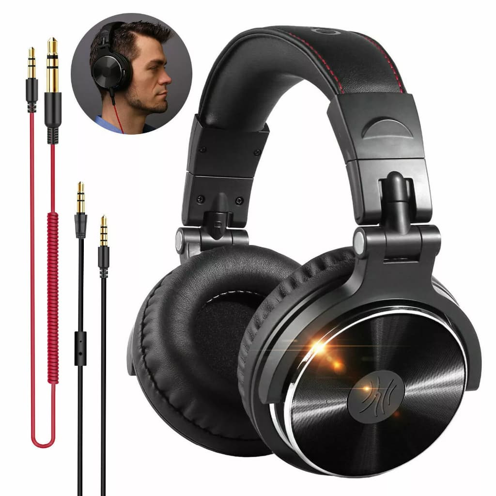 Fone de Ouvido Oneodio Pro 10 Para DJ Profissional Conector Duplo P2 P10 Studio Original