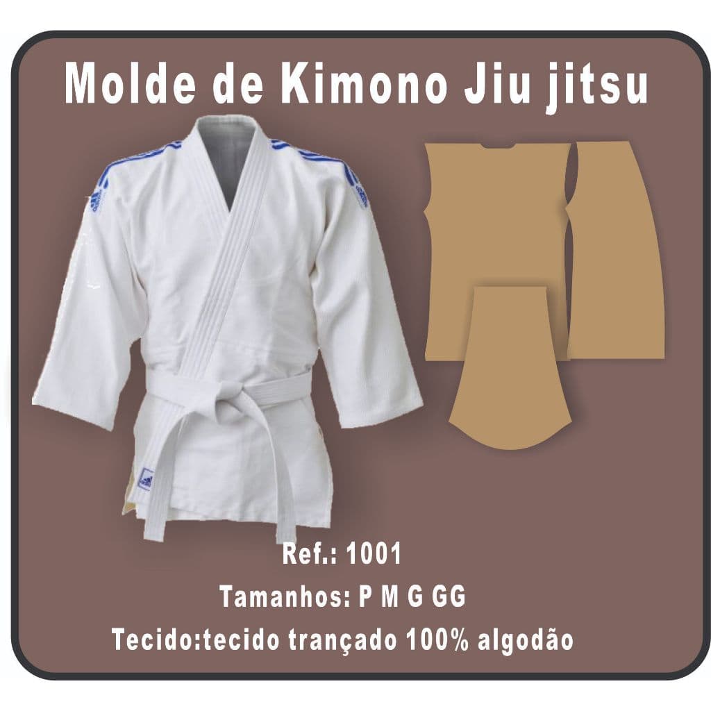Ref. 1001 Molde de Kimono Jiu jitsu