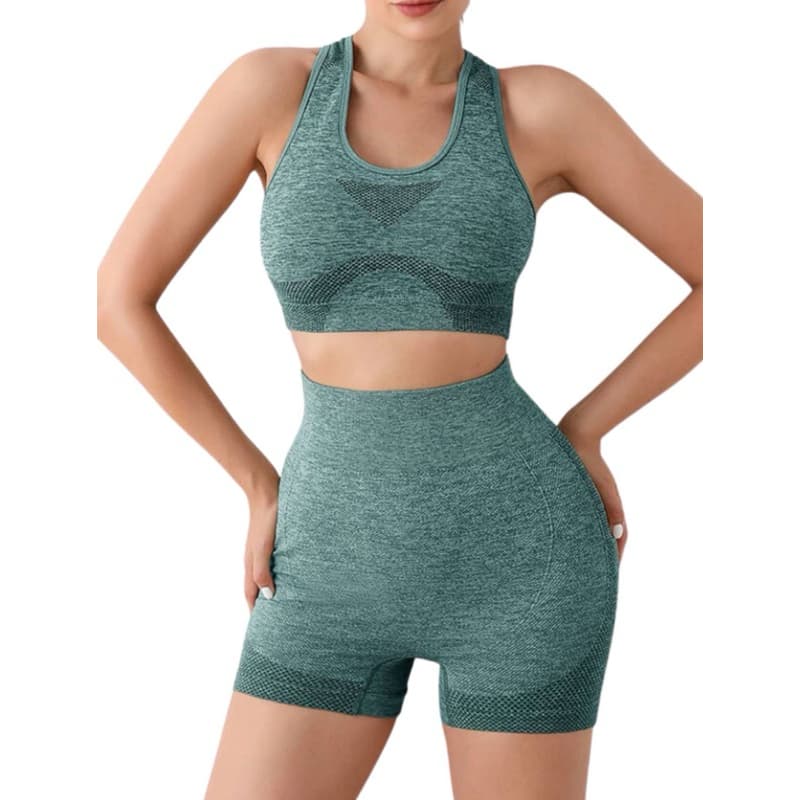 Conjunto Feminino Esportivo Sem Costura Empina Bumbum