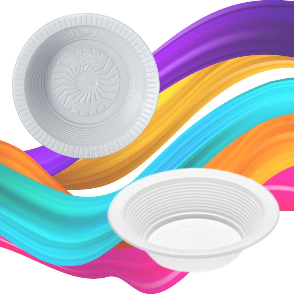 100 UNIDADES CUMBUCA DE PLASTICO DESCARTAVEL 12CM DIAMETRO P/ MILHO, DOCES E SALGADOS
