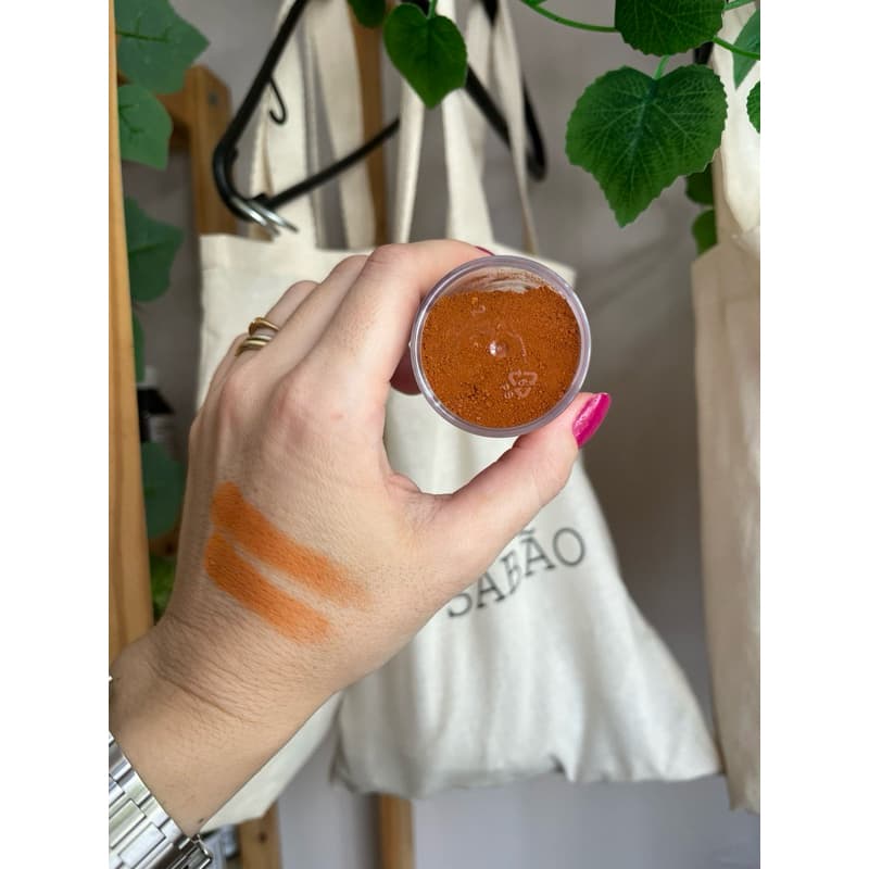 Pigmento Óxido de Ferro laranja .