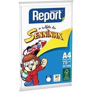 Papel Report Senninha Branco, A4, 75g, 100 folhas