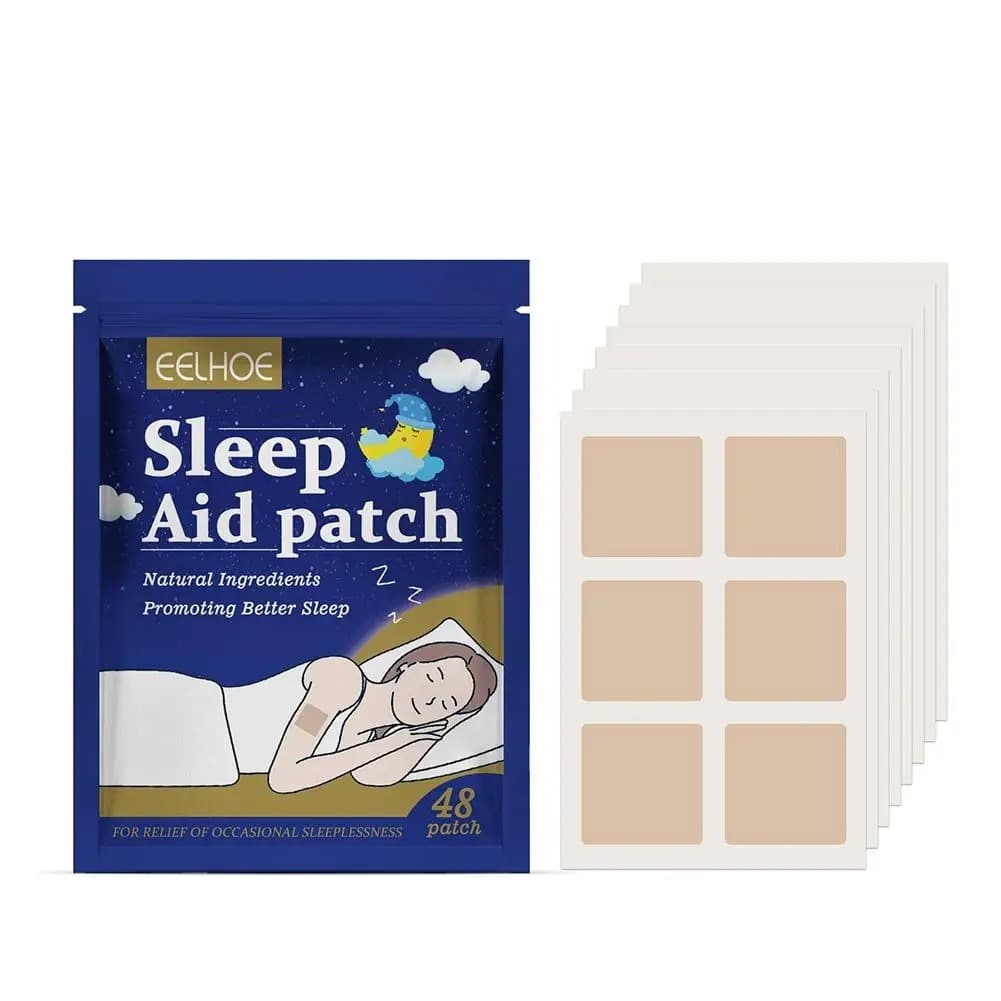48 Adesivo para Dormir Natural EELHOE - Alívio da Insônia, Ansiedade e Estresse