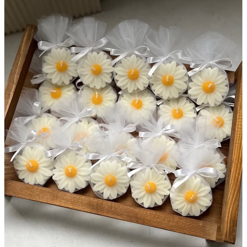 Kit Velas Lembrancinhas | Velas Aromáticas | Velas Margaridas