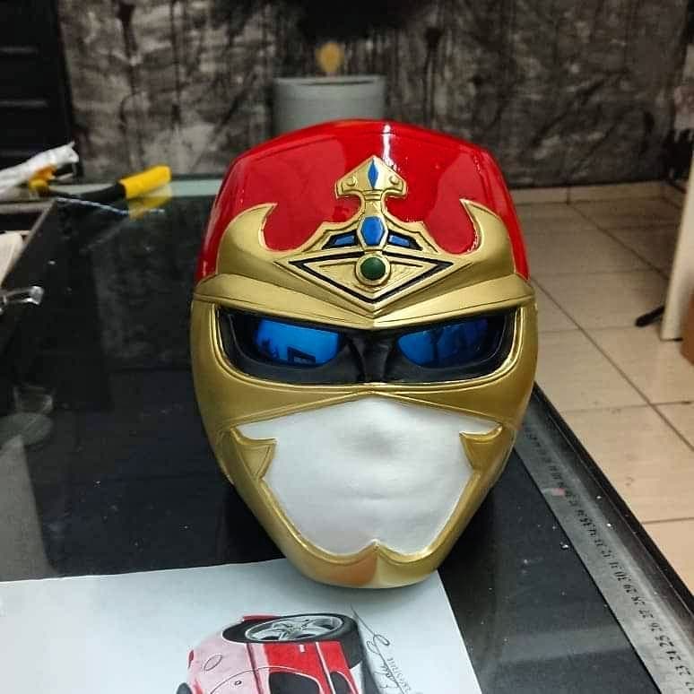 Ninja Jiraya Capacete Helmo Tokusatsu Manchete