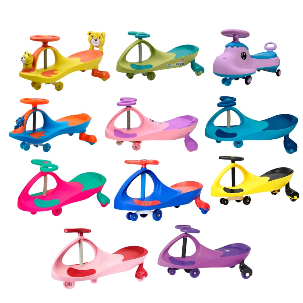 Carrinho Rolimã Super Car Passeio Infantil Suporta 100kg Que Gira Volante 360° Rodas de LED