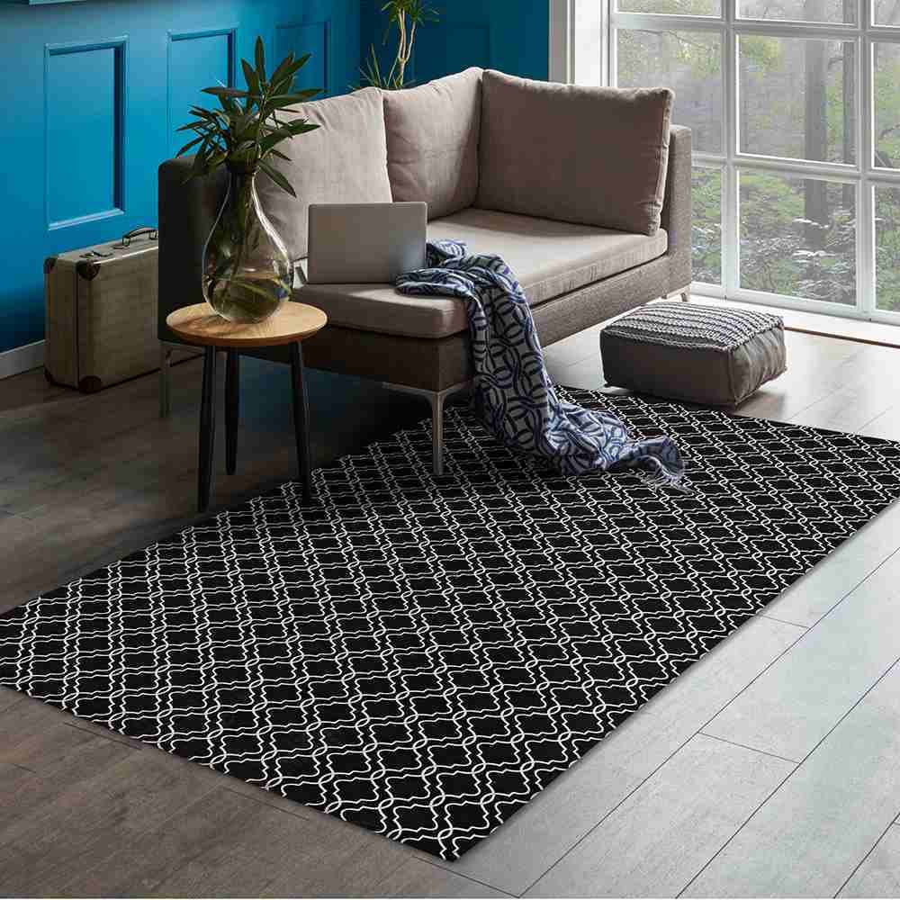 Tapete Jacquard Antiderrapante 132x300cm Casa Blanca Casa Dona