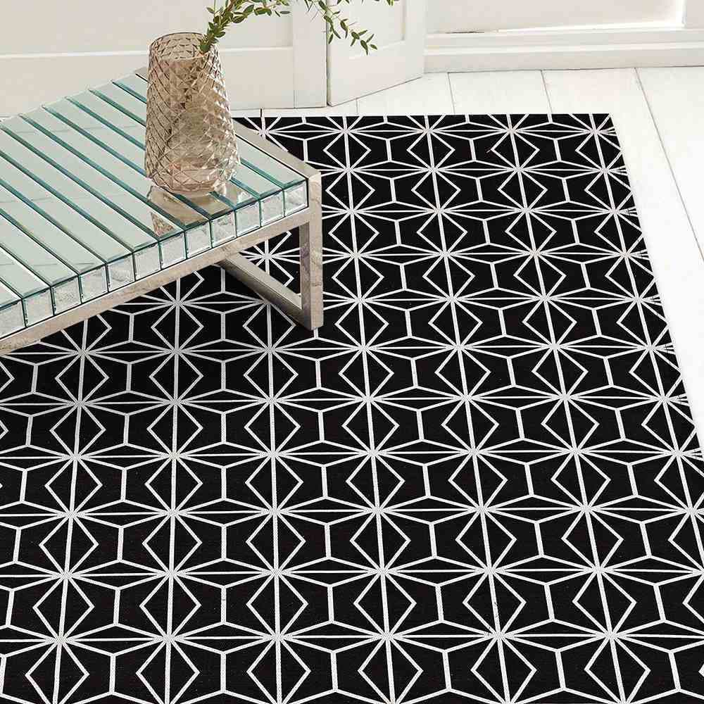 Tapete Jacquard Antiderrapante 132x300cm Cannes Casa Dona
