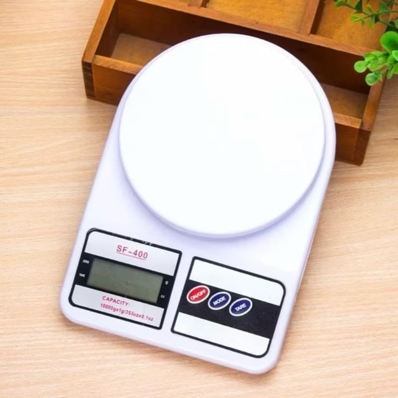 balança digital de precisão cozinha 10kg nutrição e dieta cor branca