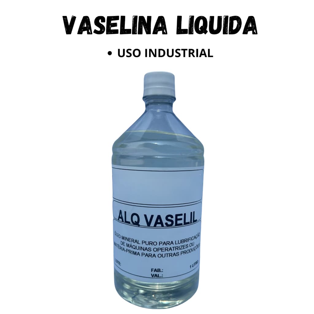 VASELINA LIQUIDA INDUSTRIAL E AUTOMOTIVA LIMPA PROTEGE E LUBRIFICA 1 LITRO