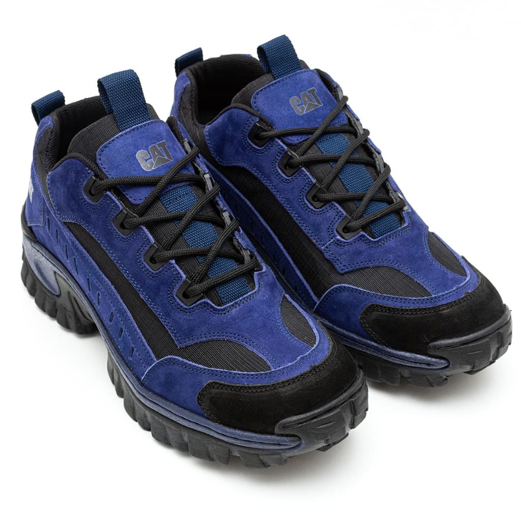 Tênis Masculino Cat Couro Nobuck Adventure Dia a Dia Conforto Resistente
