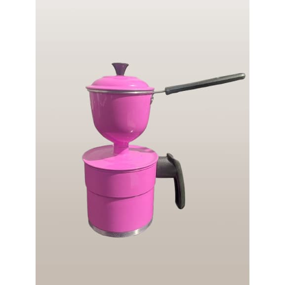 Cuscuzeira Nordestina, Porção Individual, Cozinha a vapor, Cor Rosa Pink