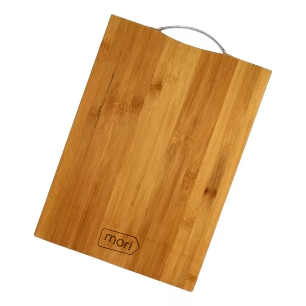 Tábua De Bambu Com Alça Em Aço 22 x 32 cm - Mori