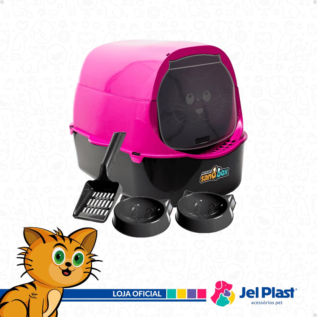 Sanitário para Gatos Sandbox Jel Plast