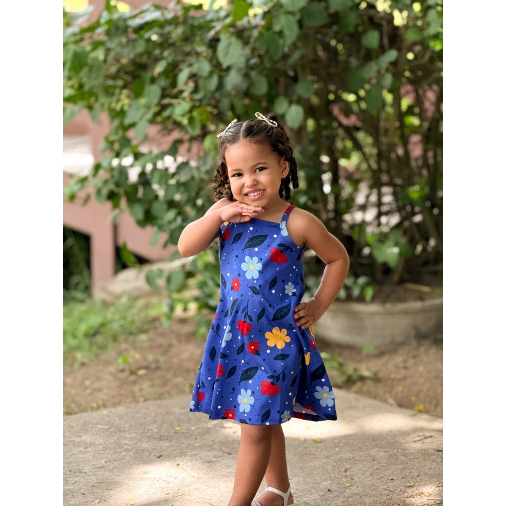 VESTIDO KYLY ALÇA MENINA ESTAMPADO