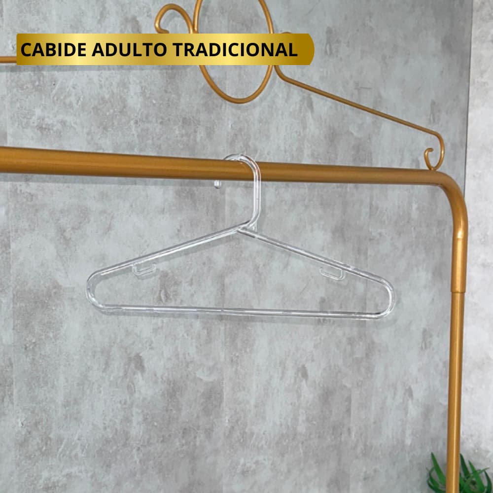 Cabides Acrílico Tradicional Adulto 8mm Kit 30
