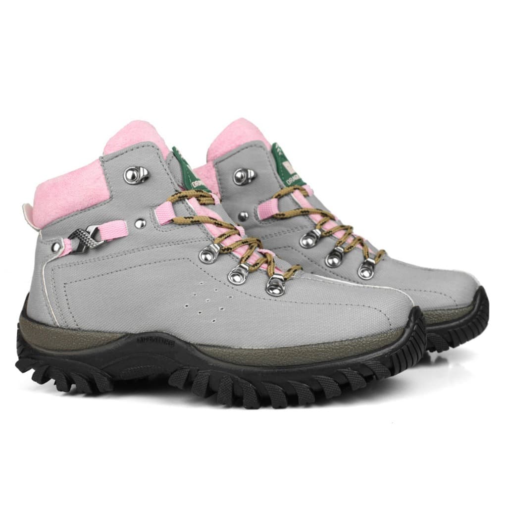 Bota Feminina Adventure Couro Legítimo Palmilha Macia Para Trabalho E Trilha