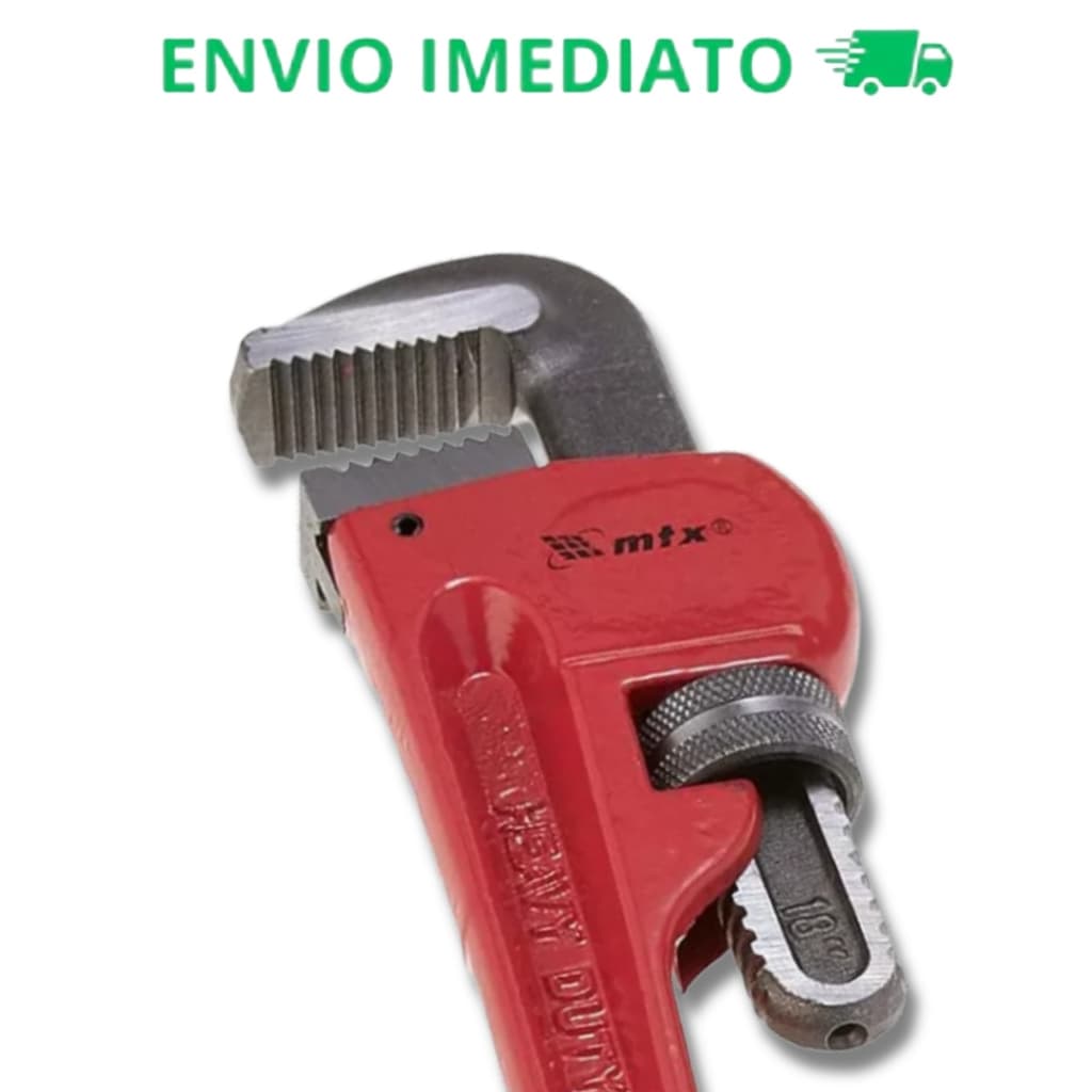 Chave Grifo Profissional 18 Pol 450mm Em Aço Tipo Americano Mordente - Mtx