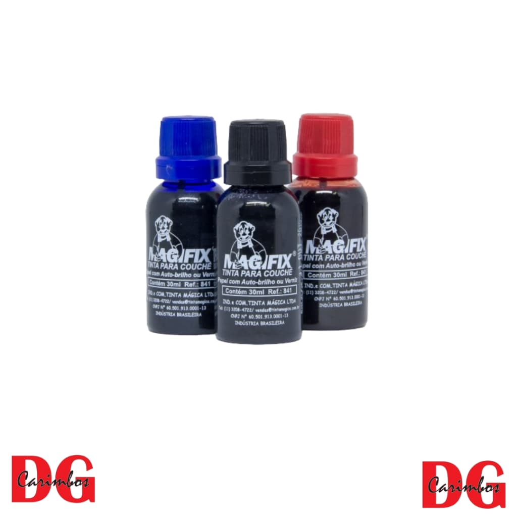 Tintas para Carimbos - Tinta para Reposição em Refil de Carimbos