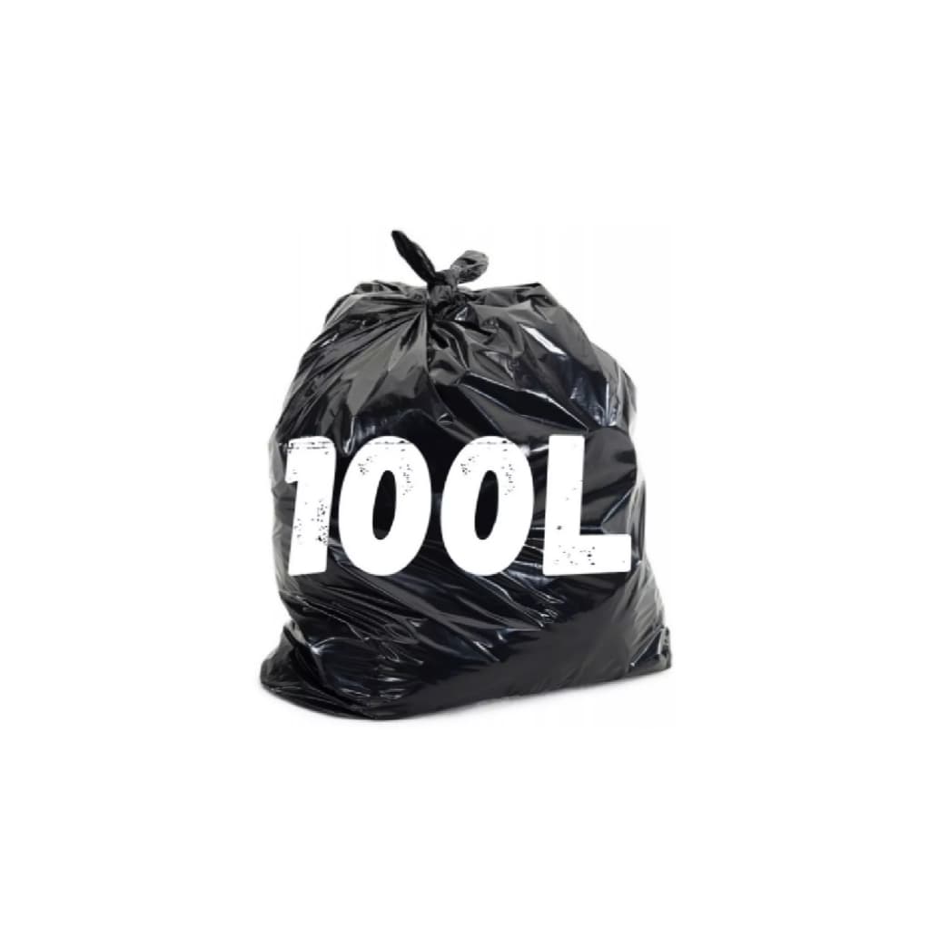 SACO DE LIXO 100L RESISTENTE PRETO