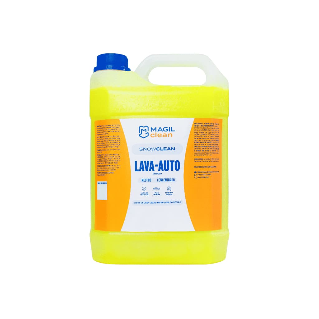 Lava-Auto Automotivo concentrado Neutro 1:50 Magil Clean - 5 L