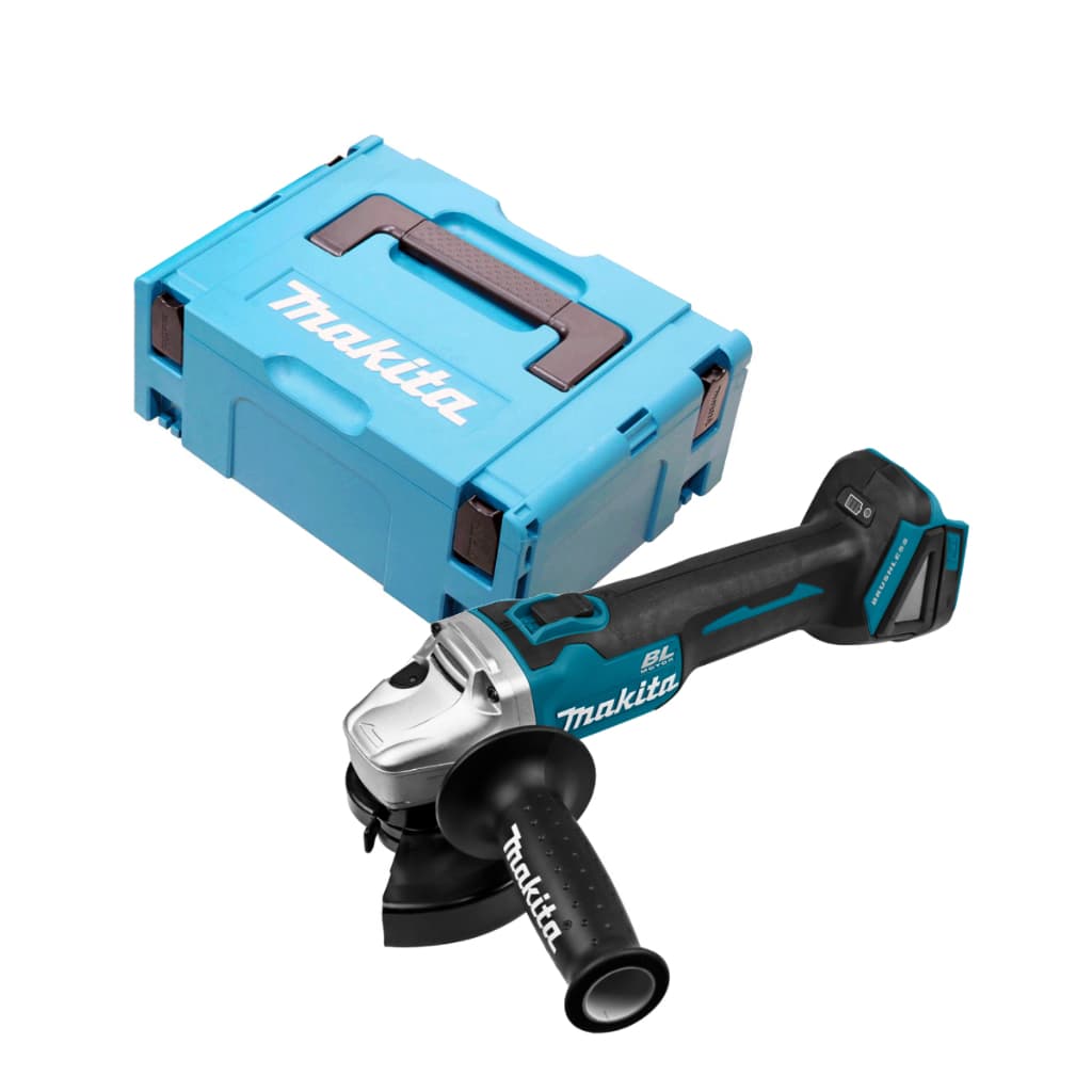 Kit Esmerilhadeira 125mm 18V Makita DGA504Z Com Mal-Pac 2 Para Corte e Desbaste Pro