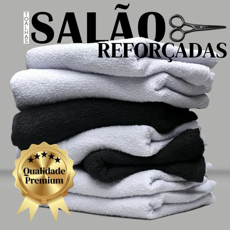 40 toalhas PREMIUM LUXO salão super grandes 45x70 super macias e grossas